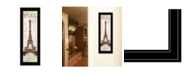 Trendy Decor 4U Paris Panel by Cloverfield Co, Ready to hang Framed Print, Black Frame, 8" x 23"